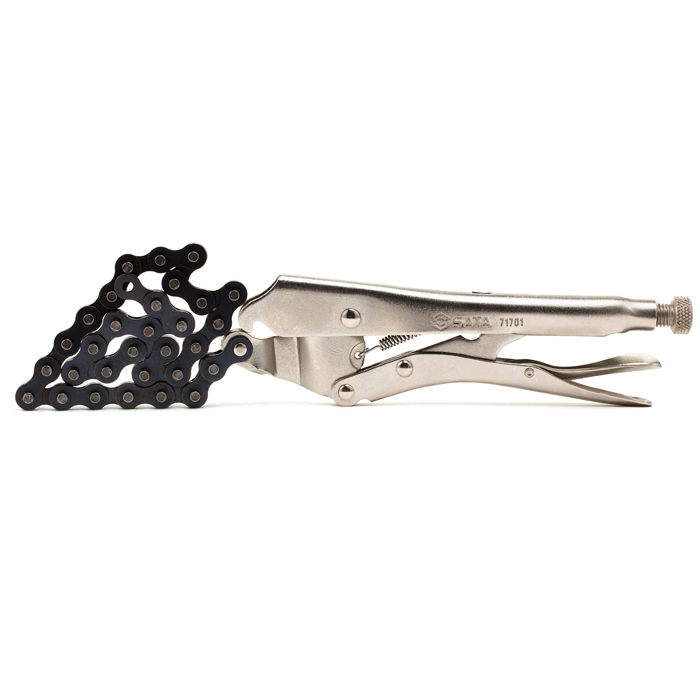 Kìm bấm chết mỏ kẹp xích Sata 71701 19"