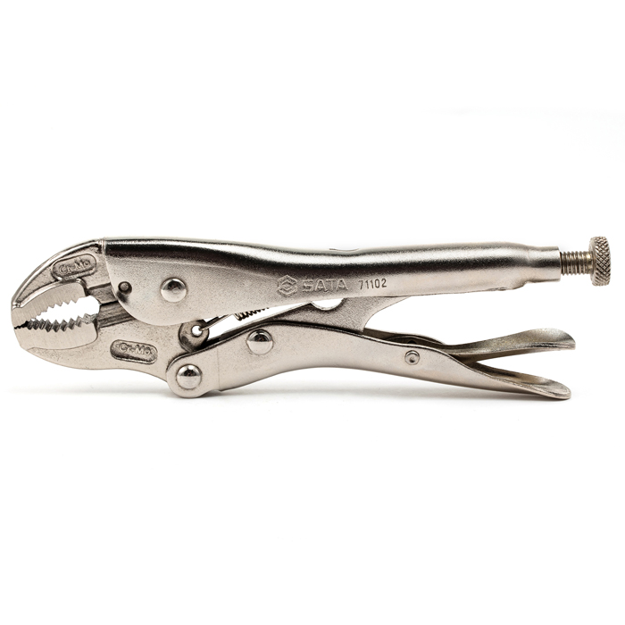 Kìm bấm chết mũi cong Sata 71102 7"