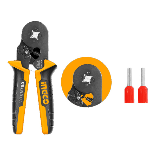 Kìm bấm cos dây điện 0.25-10mm3 Ingco HRCPG05210