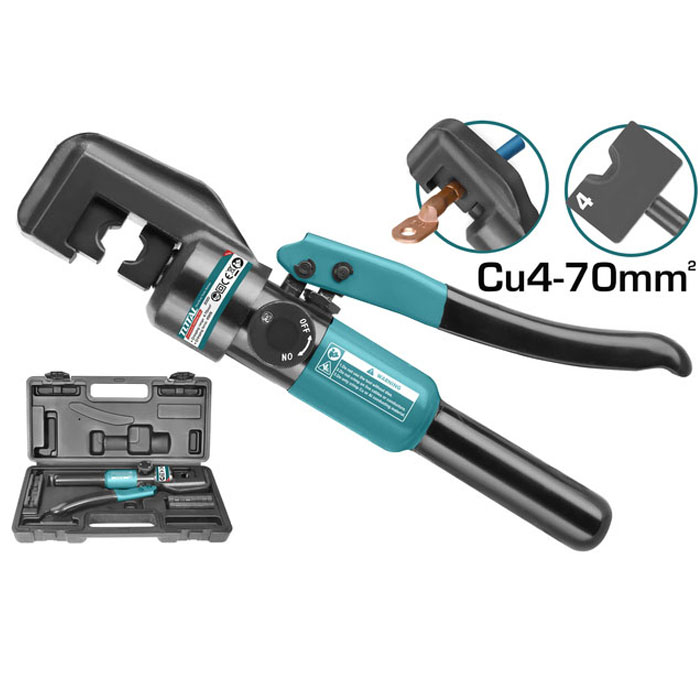 Kìm ép cos thủy lực Total THCT070 4-70mm