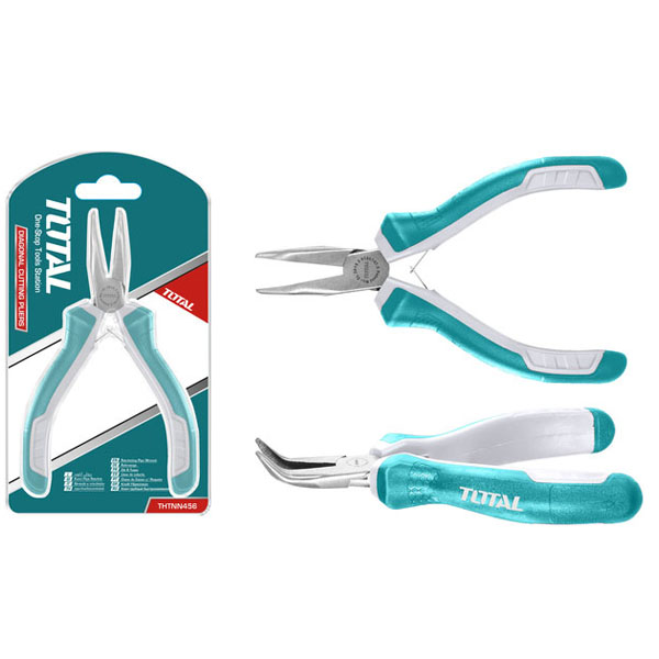 Kìm mũi cong mini Total THTMN456 115mm