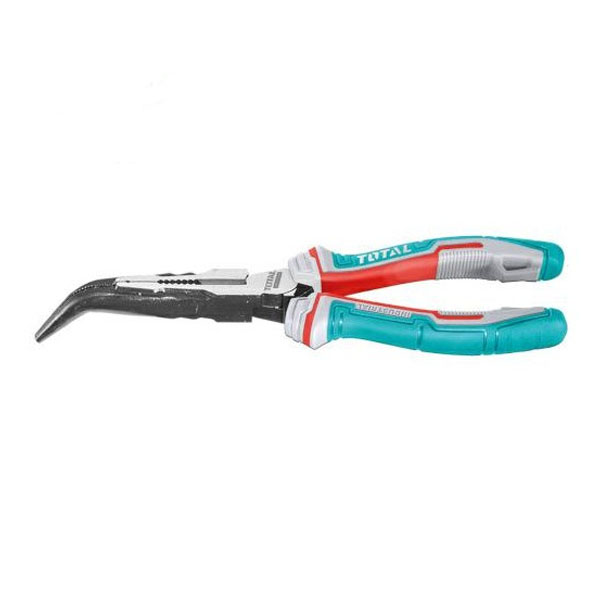 Kìm mũi nhọn cong cao cấp Total THT24816S 8" (200mm)