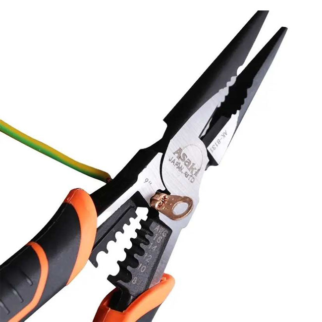 Alternative view of Kìm mũi nhọn đa năng cao cấp Asaki AK-8131 9"