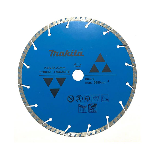 Lưỡi cắt đá hoa cương 230x22.23mm Makita D-44345