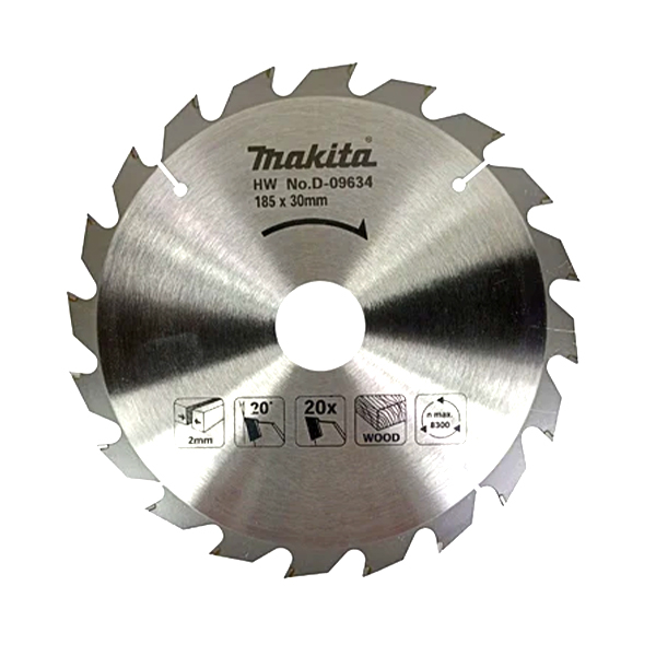 Lưỡi cắt gỗ 185mmx30mm 20T Makita D-09634