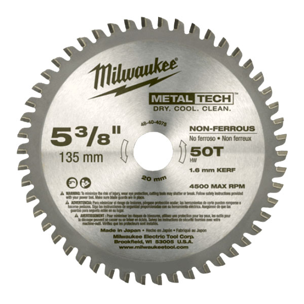 Lưỡi cắt hợp kim 135mm Milwaukee 48-40-4075