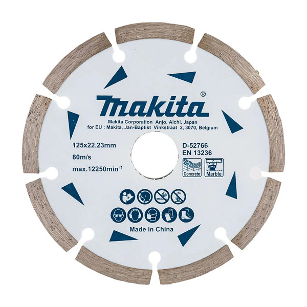 Lưỡi cắt kim cương cho đá cẩm thạch 125x22.23mm Makita D-52766