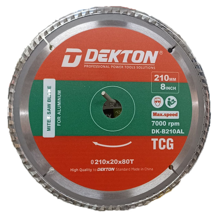 Lưỡi cắt nhôm Dekton DK-B210AL (210x20x80T)
