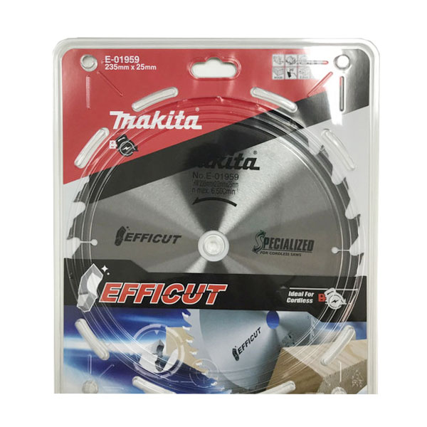 Lưỡi cưa Efficut 235x25mm x 24T Makita E-01959