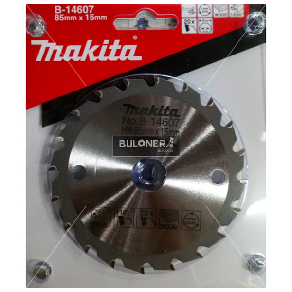 Lưỡi cưa gỗ makita 85*15*20T B-14607
