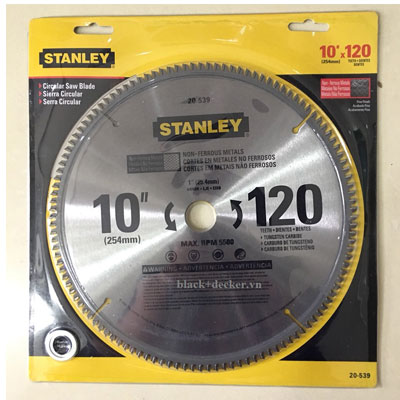 Lưỡi cưa nhôm Stanley 20-539 120T x 255mm