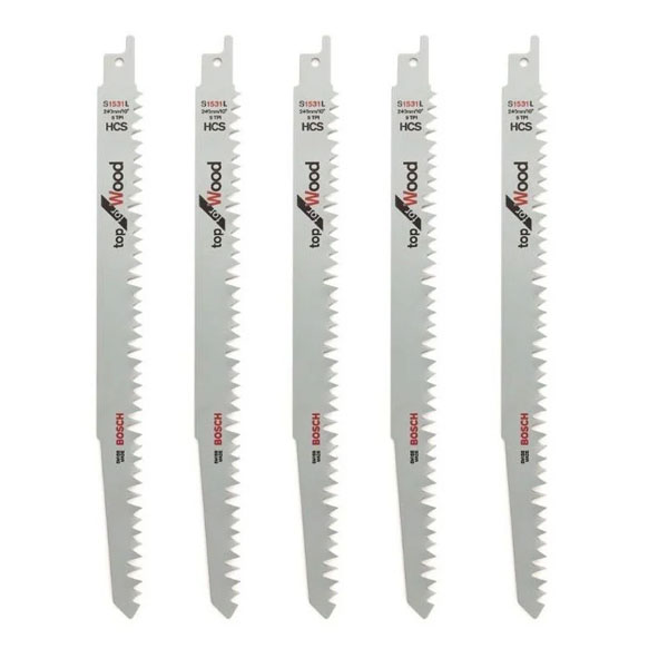 Lưỡi cưa kiếm S1531L Bosch 2608650676 (Bộ 5 lưỡi)