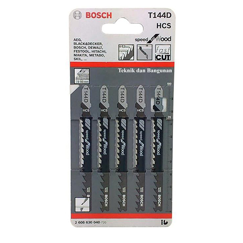 Lưỡi cưa lọng gỗ T144D Bosch 2608630040