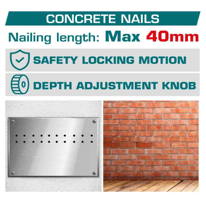 Alternative view of Máy bắn đinh dùng pin 42V Total TCNLI420602 (2 Pin 2.5Ah, 1 Sạc)