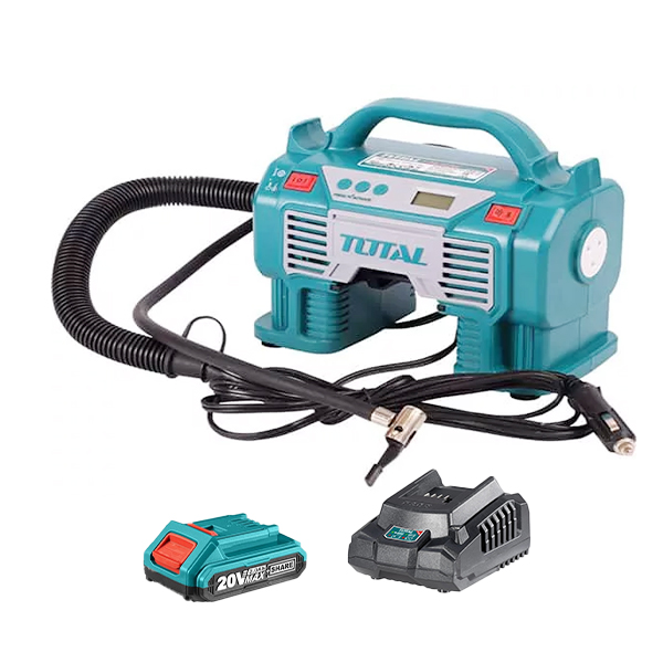 Máy bơm hơi cầm tay tự động dùng pin 20V Total TACLI20021