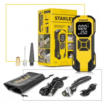 Máy bơm hơi dùng pin Stanley SXIF0101 (Tích hợp đèn Led & sạc dự phòng) - Ảnh 5