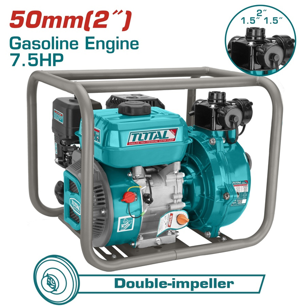 Máy bơm nước công nghiệp dùng xăng 7.5HP Total TP3201H