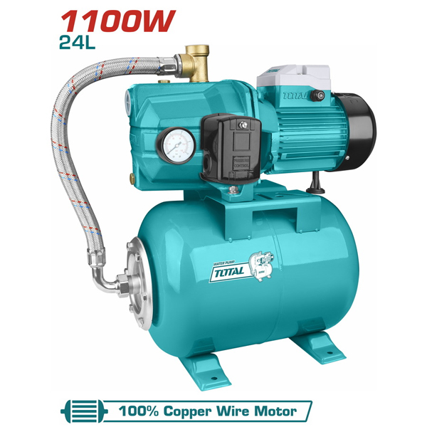 Máy bơm tăng áp chân không 1100W Total TWP411006