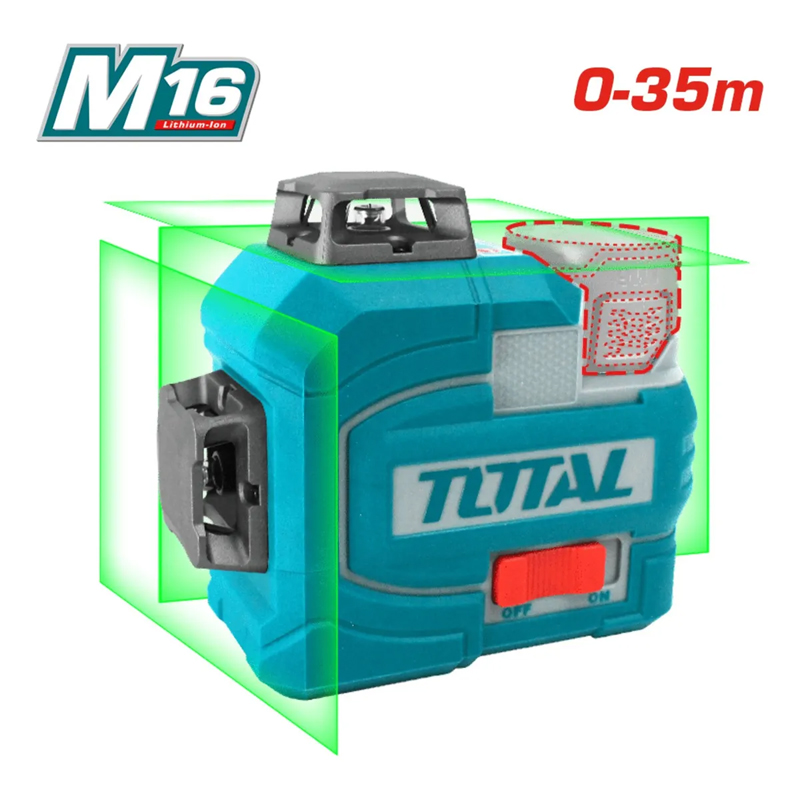 Alternative view of Máy cân mực dùng pin 16V Total TLL301201 (1 Pin 2.0Ah, 1 Sạc)