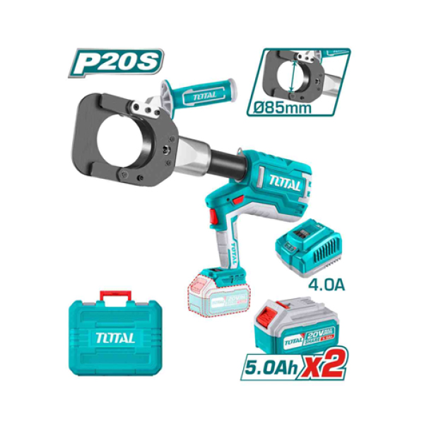 Máy cắt cáp thủy lực dùng pin LithiumIon 20V Total TRCLI2005 (2 pin 5.0Ah & 1 Sạc)