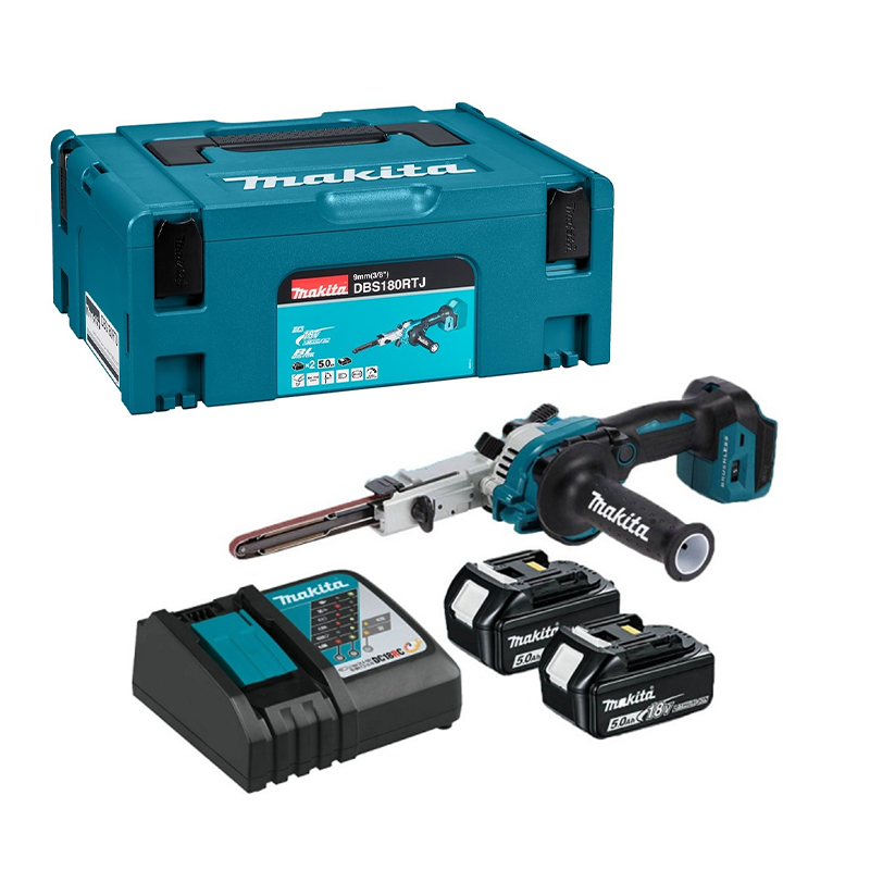 Máy chà nhám dùng pin 18V Makita DBS180RTJ (9MM x 533MM/BL)