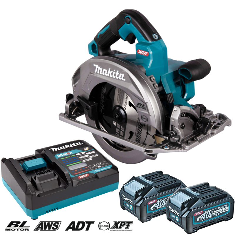 Máy cưa đĩa dùng Pin 40V Max Makita HS004GM201