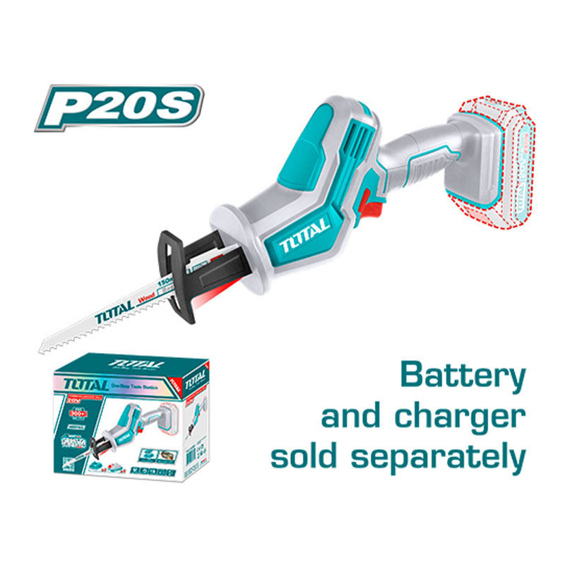 Máy cưa kiếm dùng pin 20V Total TRSLI6506 (Chưa Pin & Sạc)