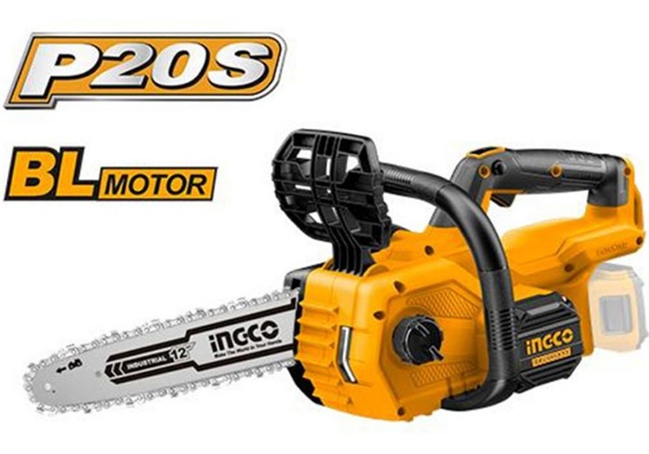 Máy cưa xích 12" không chổi than dùng pin 20V Ingco CGSLI20128