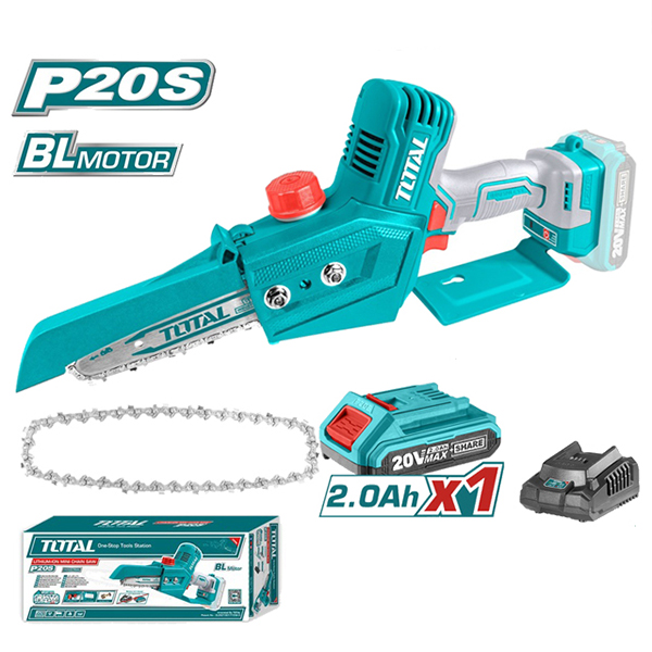 Máy cưa xích dùng pin 20V Total TGSLI20685 (1 Pin 2.0Ah & Sạc)