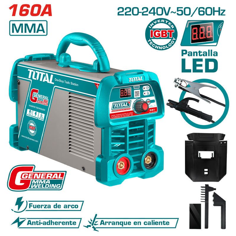 Máy hàn điện tử Inverter MMA 160A/78V Total TW216059