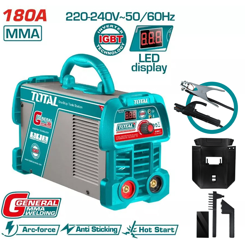 Máy hàn điện tử Inverter MMA 180A/89V Total TW218059