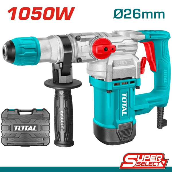 Máy khoan bê tông 1050W Total TH110266 (SDS Plus)