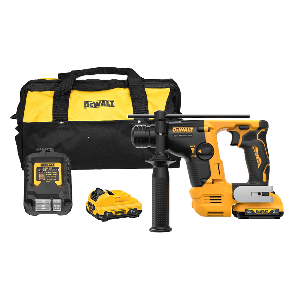 Máy khoan búa dùng pin 12V DeWalt DCH072D2 (2 Pin 2.0Ah, 1 Sạc)