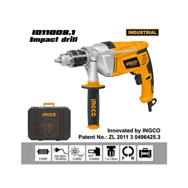 Máy khoan búa Ingco ID11008E-1