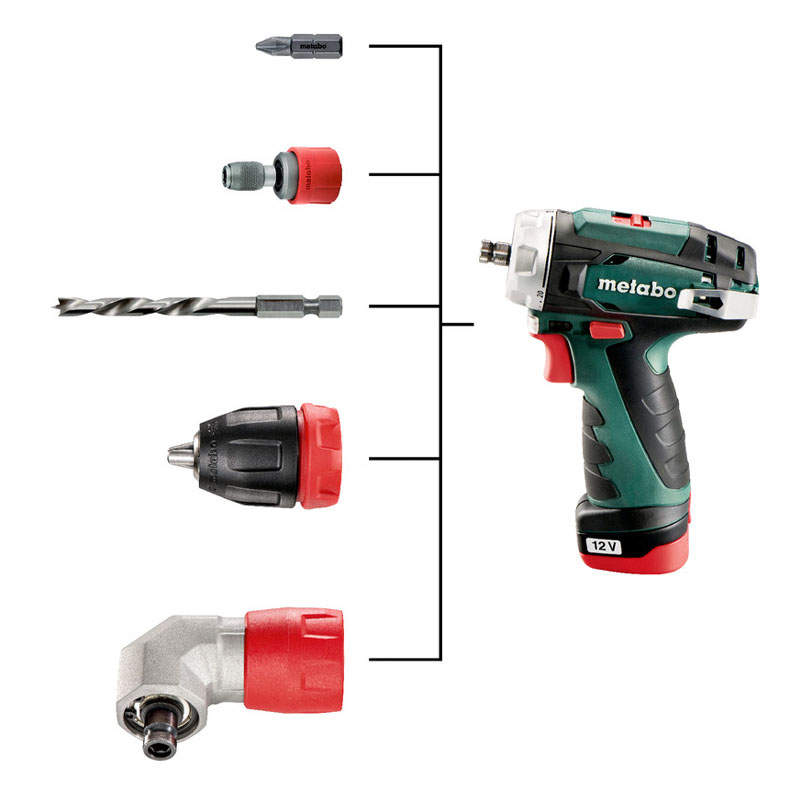 Máy khoan đa năng dùng pin 12V Metabo PowerMaxx BS Quick Basic (600156500)