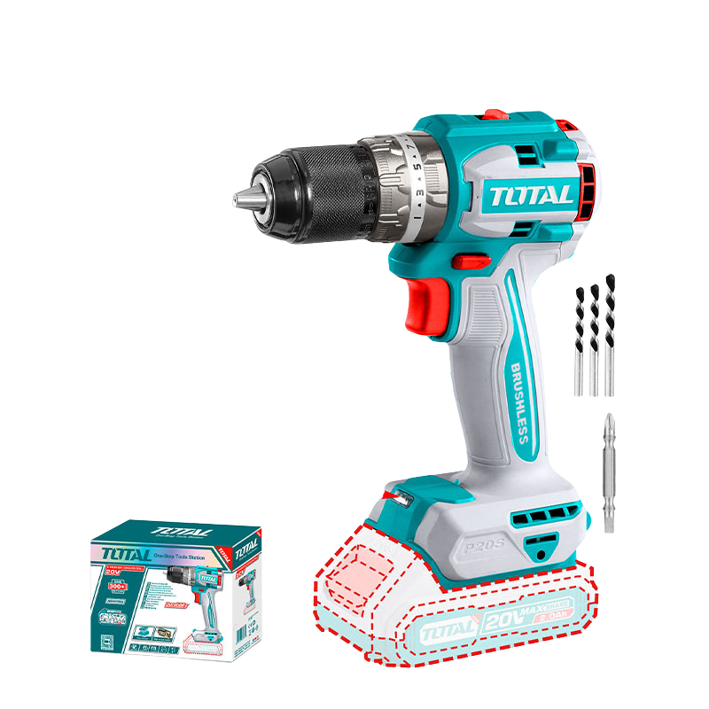 Máy khoan động lực dùng pin 20V Total TIDLI206021 (Chưa Pin & Sạc)