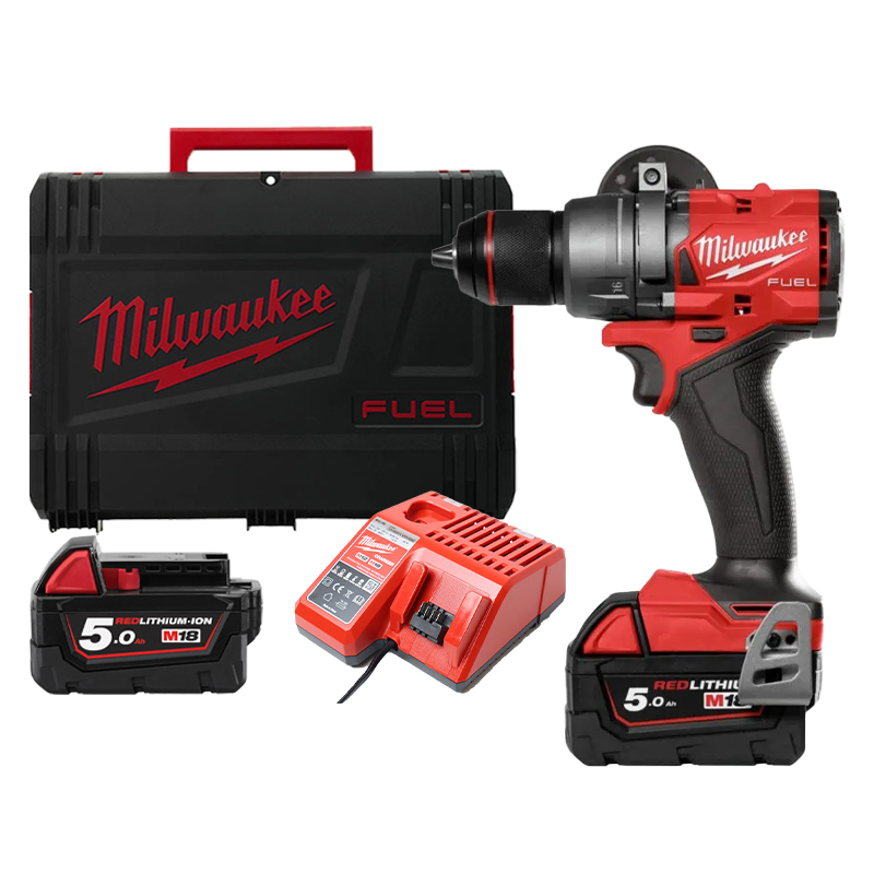 Máy khoan động lực Milwaukee M18 FPD3-502X SET (2pin x 5.0Ah, 1 sạc)