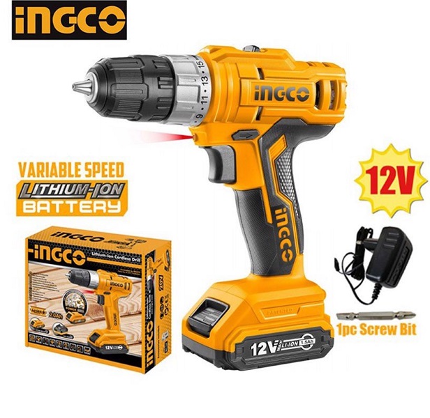 Máy khoan dùng pin Lithum Ingco CDLI1221 (12V)