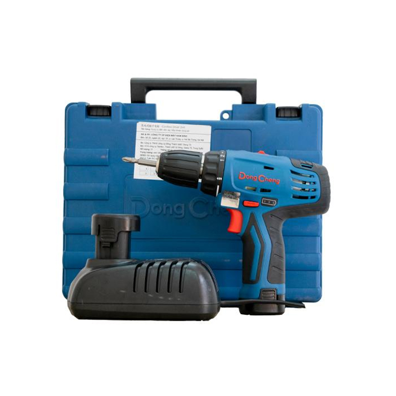 Máy khoan pin 12V Dongcheng DCJZ10-10EK (Kèm 2 Pin 2.0Ah & Sạc)