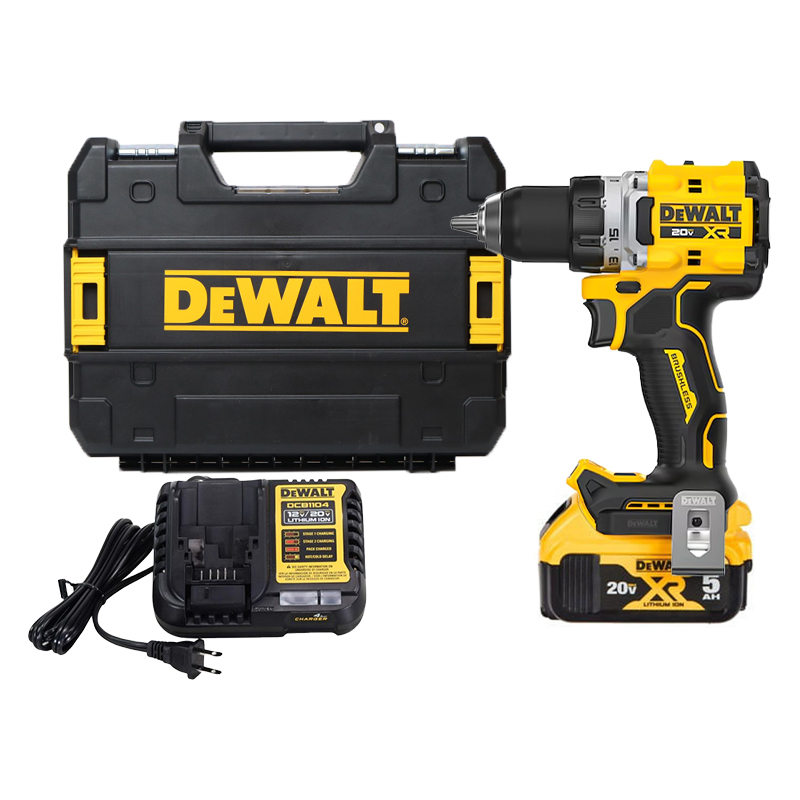 Máy khoan pin 20V Dewalt DCD801P1 (1 Pin 5.0Ah, 1 Sạc)