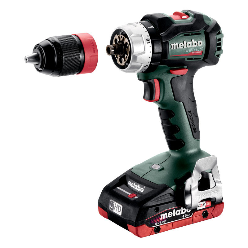 Alternative view of Máy khoan vặn vít dùng pin 18V Metabo BS 18 LT BL Q (Set 2 pin 4Ah; Sạc ASC 55)