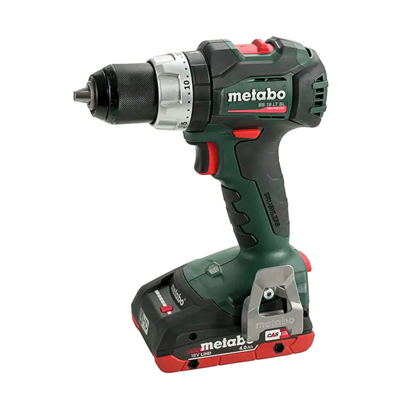 Máy khoan vặn vít dùng pin 18V Metabo BS 18 LT BL (Set 2 pin 4Ah, Sạc ASC 55)