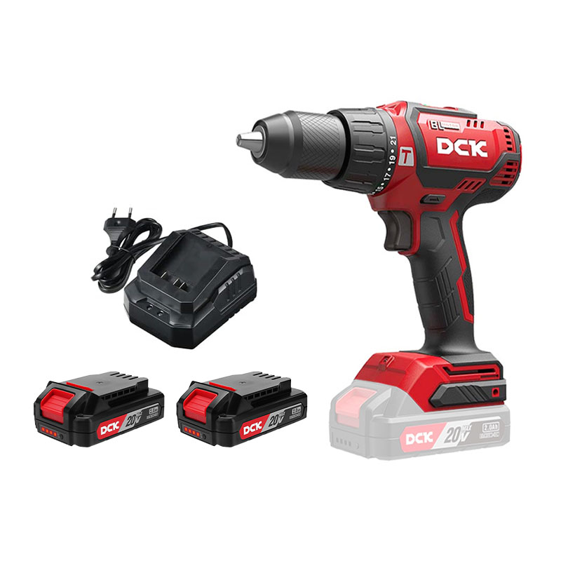 Máy khoan vặn vít dùng pin 20V DCK KDJZ04-13 (TYPE AM) (2 Pin 2.0Ah, 1 Sạc)