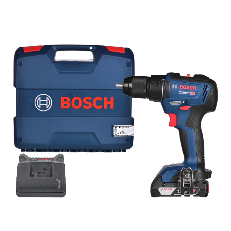 Máy khoan vặn vít dùng pin Bosch GSR 18V-50 Set (1 Pin 2.0Ah)