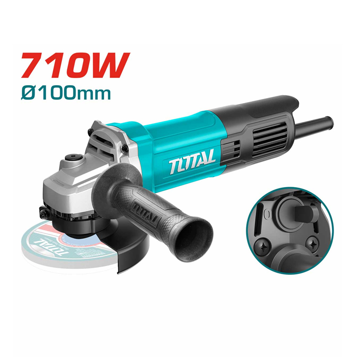 Máy mài góc công tắc đuôi Total TG10710076 710W