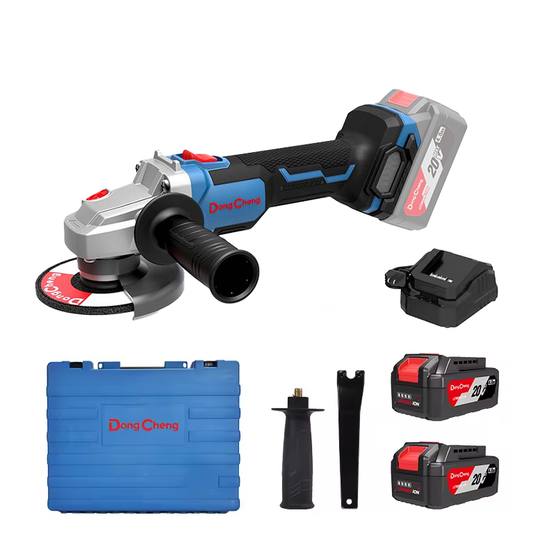 Máy mài góc dùng pin 20V DongCheng DCSM03-100 EM ( Kèm 2 Pin 4.0Ah & Sạc)