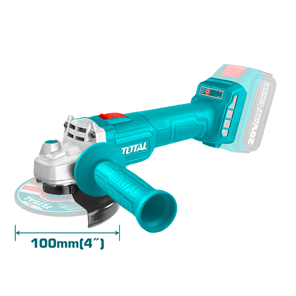 Máy mài góc dùng pin Lithium 20V Total TAGLI20107 (Chưa Pin & Sạc)