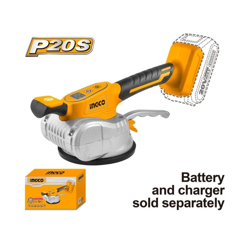 Máy ốp lát gạch 50kg dùng pin 20V Ingco CTVLI2010 (Chưa Pin & Sạc)