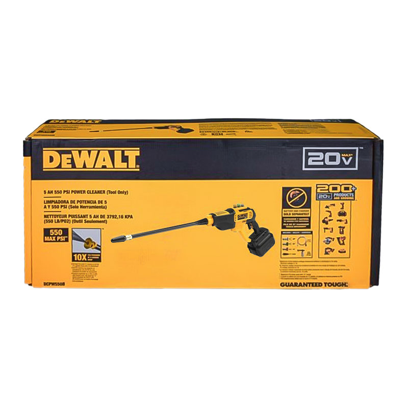 Alternative view of Máy rửa xe cầm tay dùng Pin 20V Max DeWalt DCPW550B (Chưa Pin & Sạc)