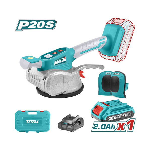 Máy rung ốp lát gạch dùng pin 20V Total TTVLI20101 (1 Pin 2.0Ah & Sạc)